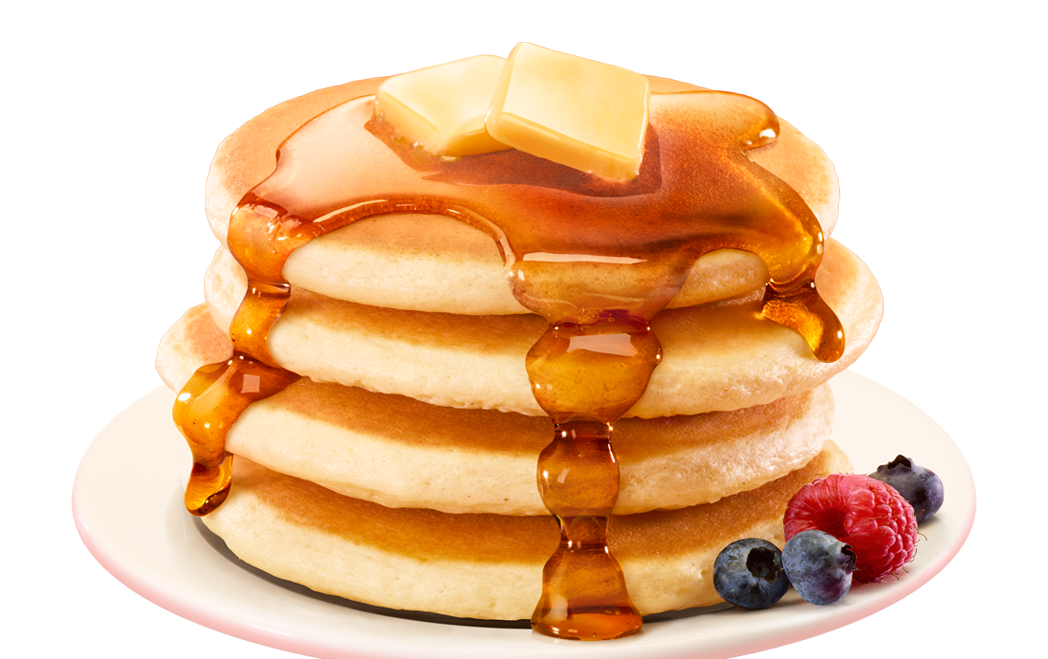 a stack of pancakes