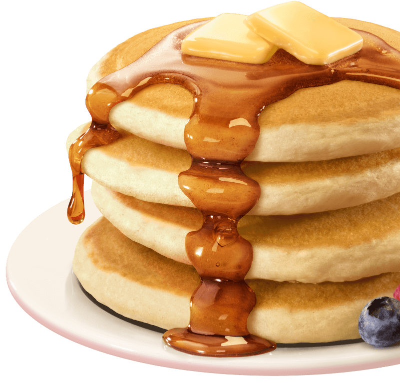 pancakes on a plate