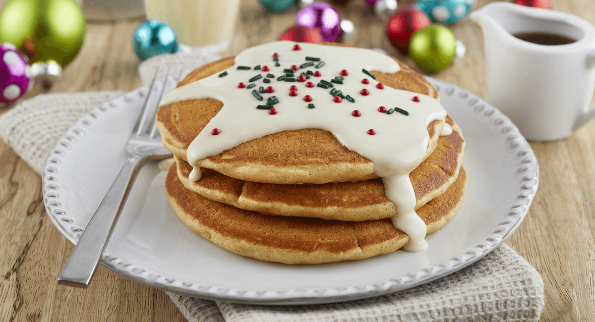 Eggnog Pancakes