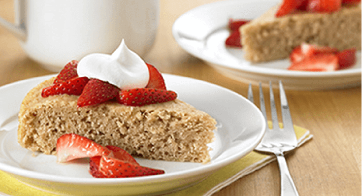 Honey Spice Cake with Fruit Topping