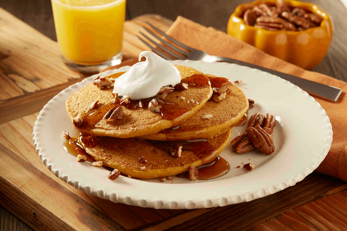 Pumpkin Spice Pancakes