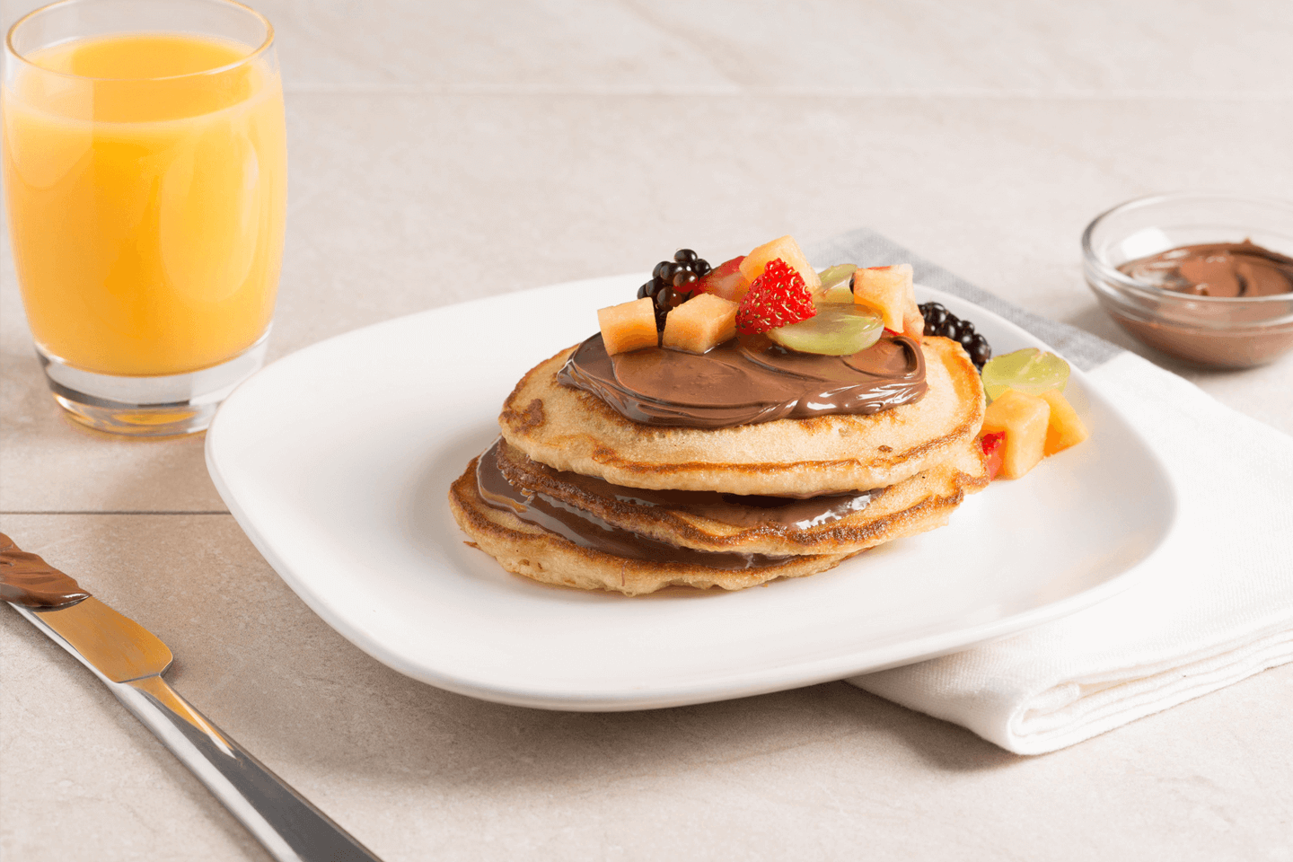 Fruit-Topped Pancakes